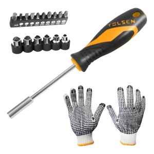 Destornillador Puntas Intercambiables Tolsen 17 Piezas