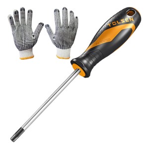 Destornillador Torx T6x75mm De Cromo Vanadio Punta Magnética