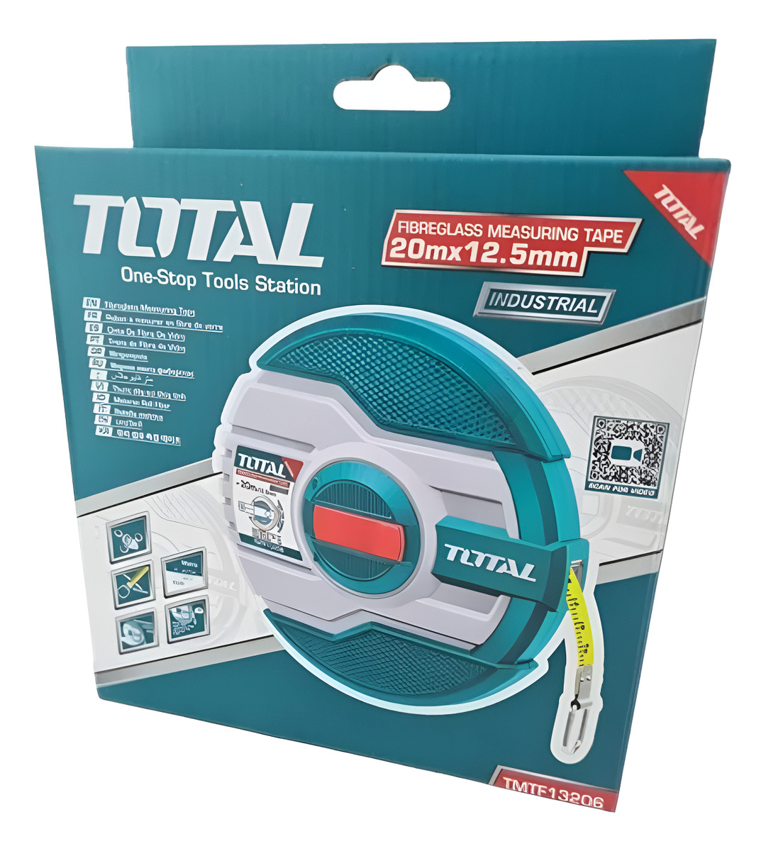 Cinta Agrimensor 20m Total LĂnea Industrial Tmtf13206 - Imagen 3