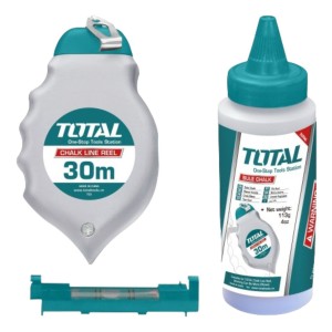 Chocla Tiralíneas 30m Con Tiza Azul Y Nivel De Burbuja -sc-