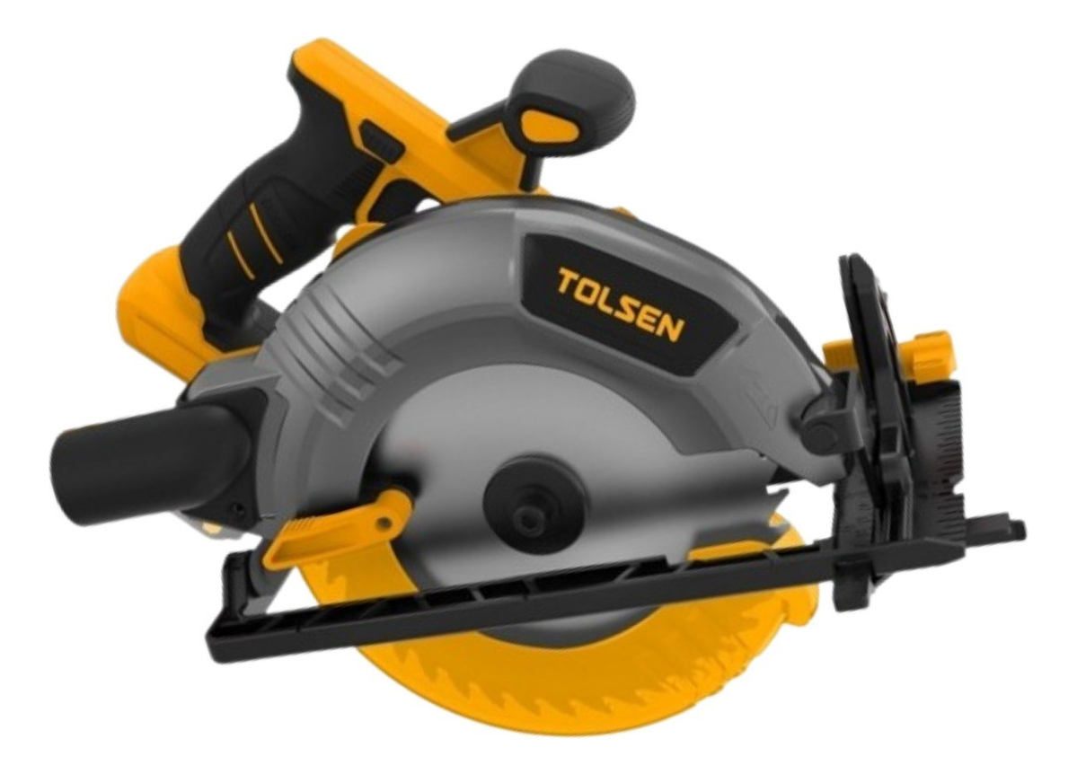 Sierra Circular Inalámbrica Tolsen 7 1/4 185mm 20v -roraima - Imagen 2