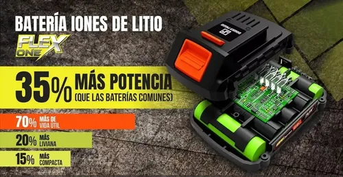 Bateria Flex One Dowen Pagio 2 Amp Ion Litio 18 V - Imagen 3