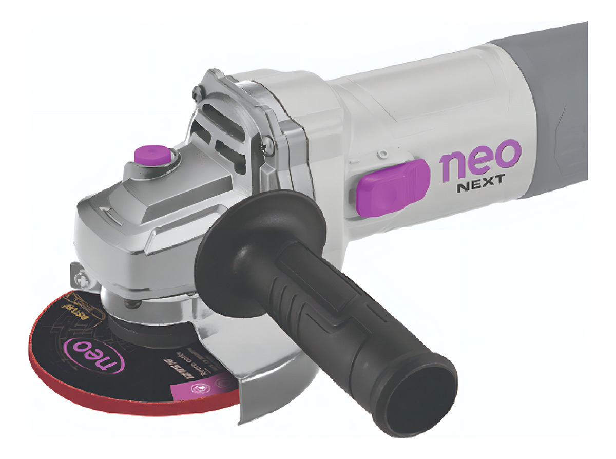 Amoladora Angular Disco 115mm Neo Aa11115/1/220vv 1200w Color Gris