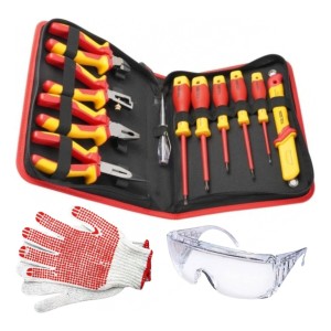 Destornilladores Y Alicates Tolsen Aislados Set De 11 Piezas