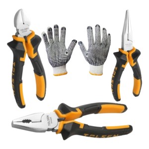 Set Tolsen Alicates Universales De Punta Fina 3 Piezas -sc