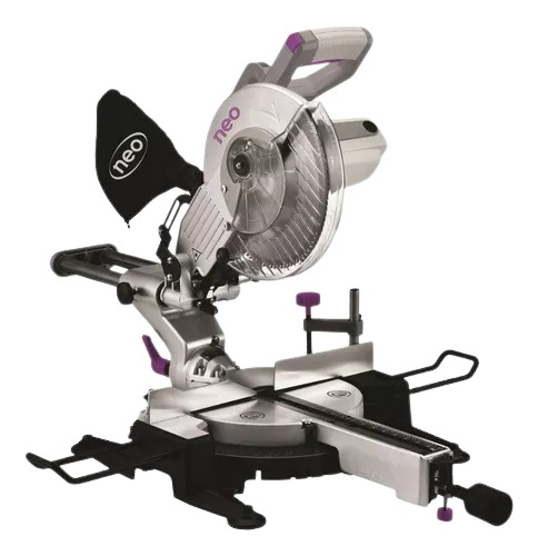 Sierra Ingletadora Deslizante Neo Industrial 2200w -sc- - Imagen 3
