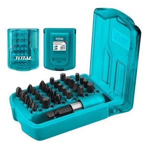 Set 29 Puntas Para Atornillador Total + Porta Puntas 1/4