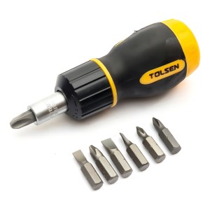 Destornillador Puntas Intercambiables 7 En 1 Tolsen 20033