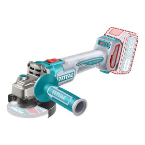 Amoladora Inalámbrica Total Industrial - Motor Brushless, Sin Carbones - 4.1/2 Pulgadas, 115mm - No Incluye Batería Ni Cargador - Tagli21154