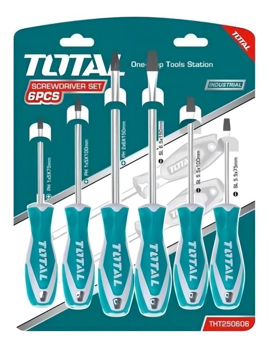 Destornillador Set 6 Piezas Total Linea Profesional - Imagen 2