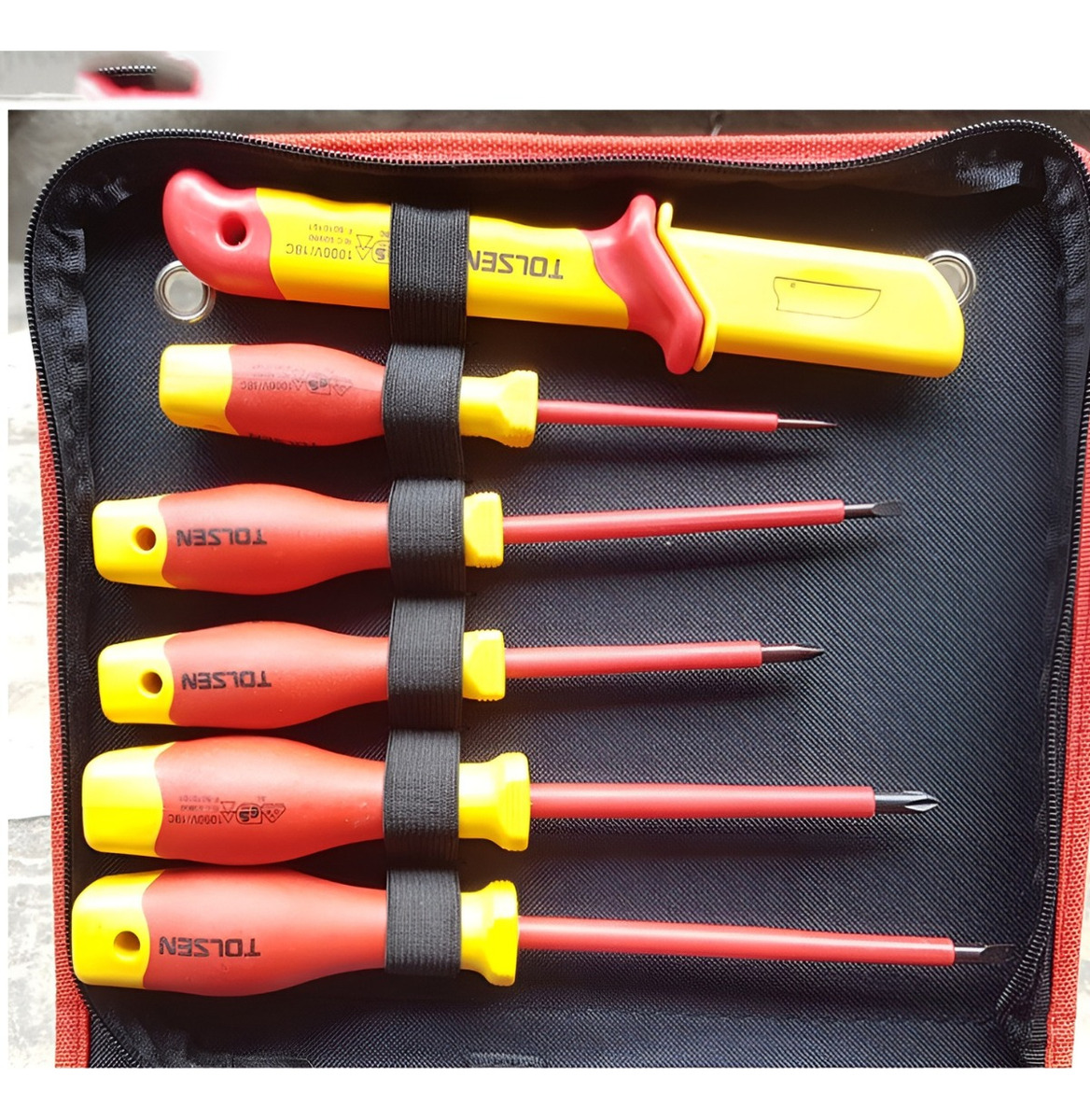 Destornilladores Y Alicates Tolsen Aislados Set De 11 Piezas - Imagen 3