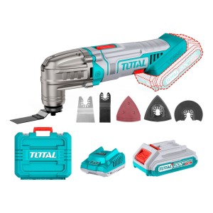 Sierra Multifunción Oscilante Total, Batería Y Cargador