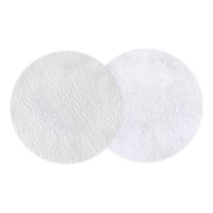 Set 2 Bonetes Total, Para Pulidora 10'' 254mm, Lana Y Algodón Puro, Almohadillas Pulido Y Limpieza - Tac25402