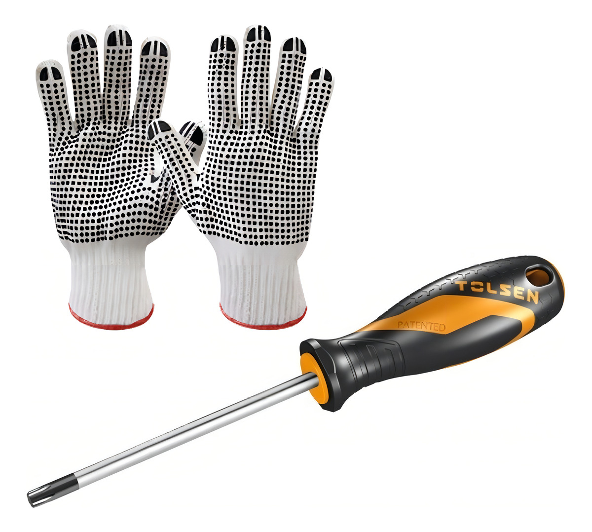 Destornillador Torx Tolsen T8 X 75mm Cromo Vanadio Magnetico - Imagen 3