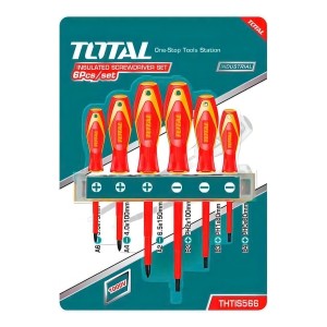Kit De Desarmadores Set 6pz Total Iusa Dielectricos
