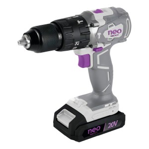 Taladro Percutor Brushless 13mm 20v Bateria 2a