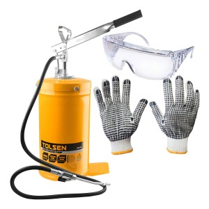 Engrasador Manual Tolsen 3000psi De Acero Manguera 1500mm Sc