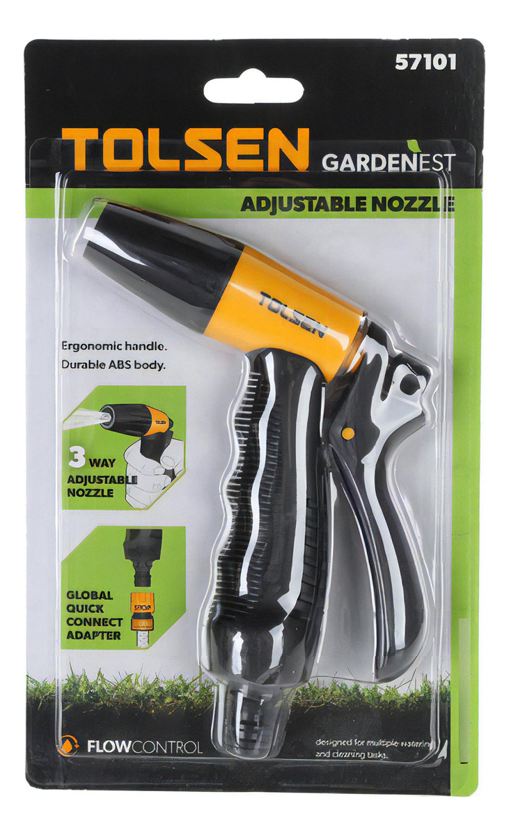 Pistola De Riego Regador Regulable Tolsen 57101 - Imagen 3