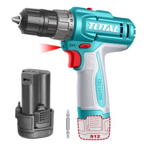 Taladro Atornillador Inalámbrico Total 12v, Mandril 10mm