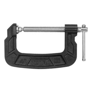 Sargento Prensa Tipo G 4 Pulgadas 100mm Industrial Total