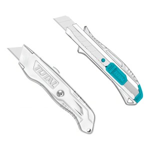 Kit Total, Cuchillo De Trabajo Fuerte + Trincheta + 20 Hojas