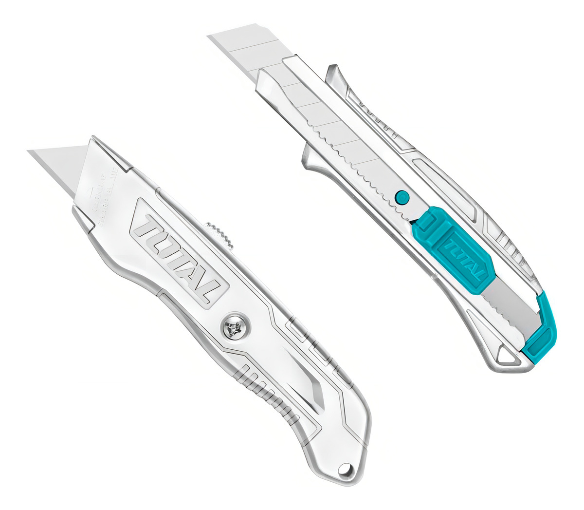 Kit Total, Cuchillo De Trabajo Fuerte + Trincheta + 20 Hojas