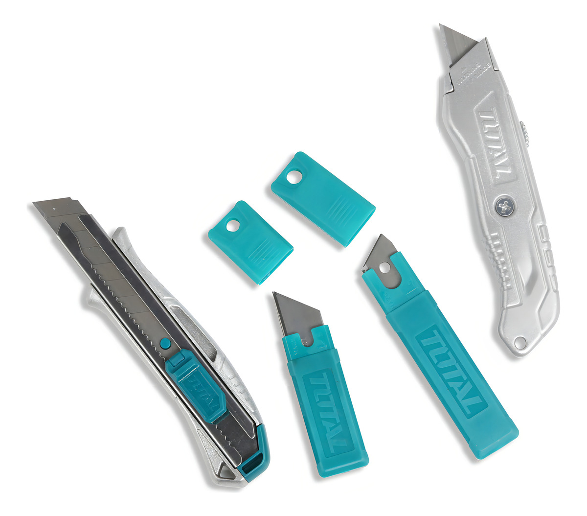 Kit Total, Cuchillo De Trabajo Fuerte + Trincheta + 20 Hojas - Imagen 2