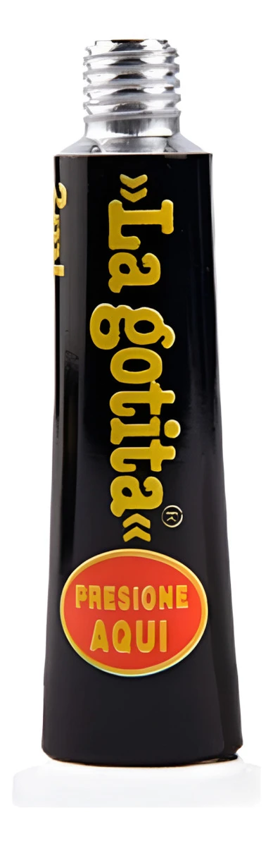 La Gotita Adhesivo Instantáneo 2ml Pegamento Súper Fuerte Color Negro - Imagen 3