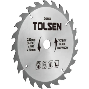 Disco Sierra Circular Para Madera Tolsen 12 Pulgadas - Sc - Color Gris