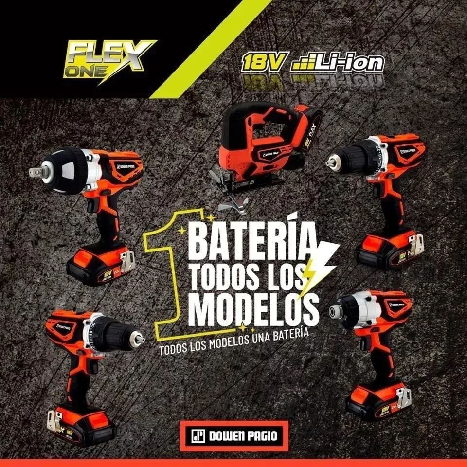 Bateria Flex One Dowen Pagio 2 Amp Ion Litio 18 V - Imagen 4