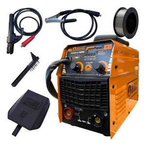 Soldadora Inverter Secur 130a Mig/mma/tig Sin Gas Portátil Rojo