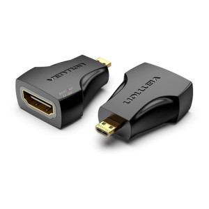 Vention - Adaptador Micro Hdmi Macho X Hdmi Hembra 1080p Hd