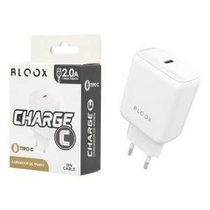 Cargador Bloox 20w Usb-c Color Blanco