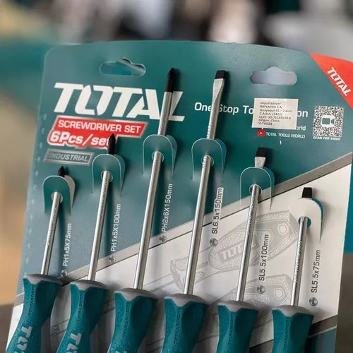 Destornillador Set 6 Piezas Total Linea Profesional - Imagen 3