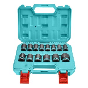 Juego 14 Dados De Impacto Total, Industrial, Encastre 1/2'', 10-27mm, Con Maletín - Thistd12141