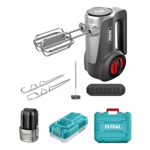 Batidora Inalámbrica Total 16v, 7 Velocidades, Ac.inoxidable - Negro - 50 60hz