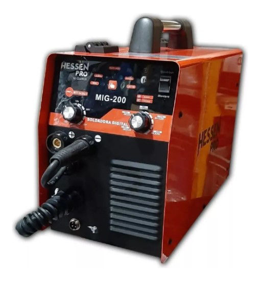 Soldadora Mig Mma Hessen Pro 200 Amp. Monof. Profesional
