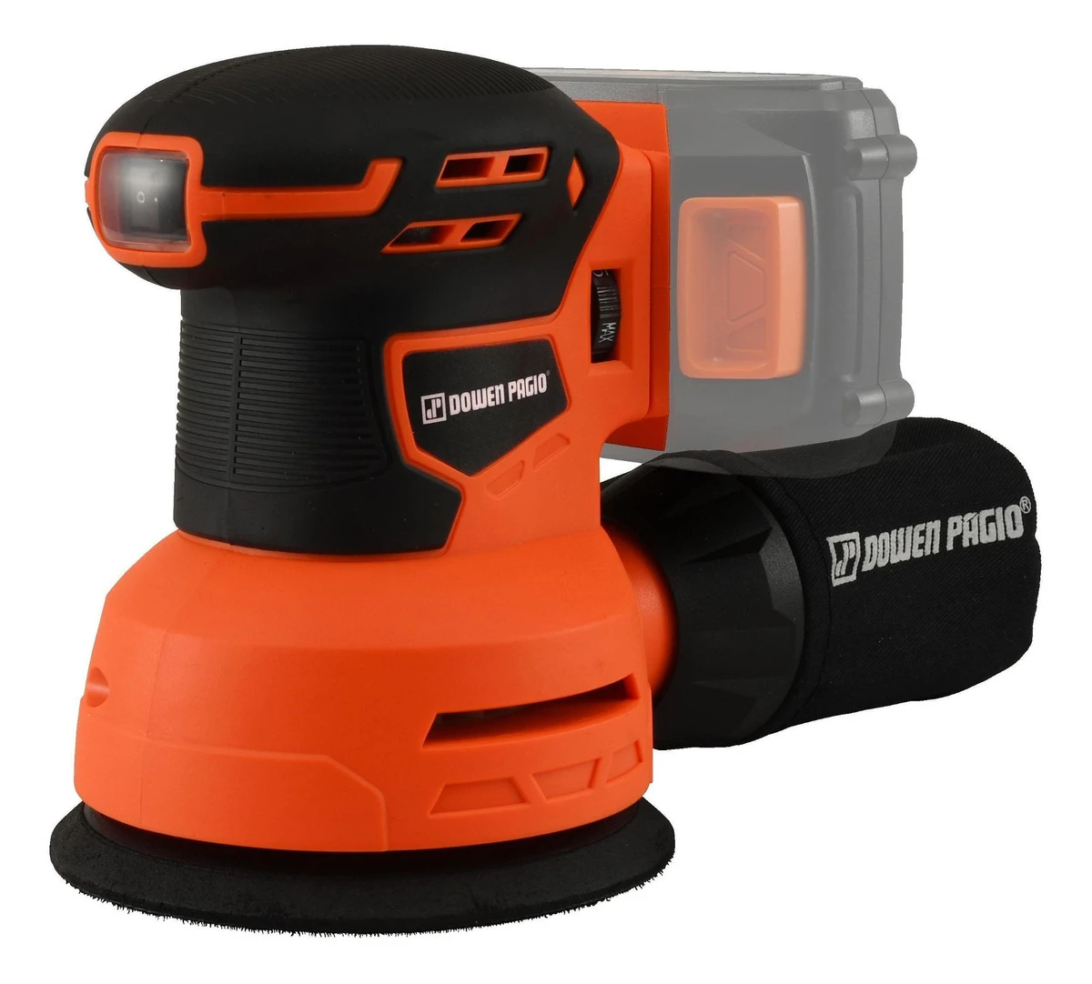 Lijadora Roto Orbital 18v 125mm Dowen Pagio Sin BaterĂa - Fc Color Naranja Frecuencia 2