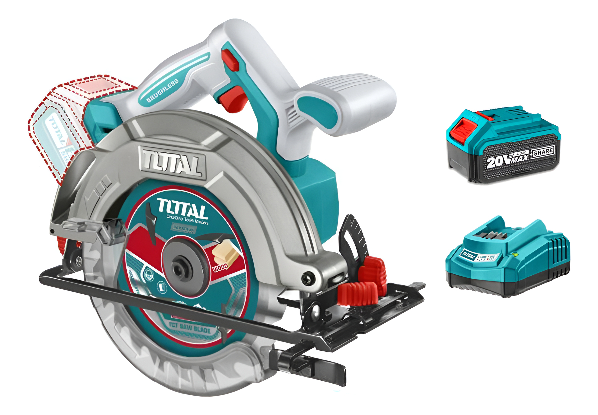 Sierra Circular 20v 165mm Bat+ Carg Total Tsli16521 - Sc -