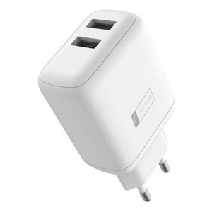 Cargador De Pared Roca 12w Con 2 Puertos Usb A Nnet