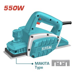 Cepillo Carpintero Electrico 550w Total Tl5508216 Color Azul Petróleo