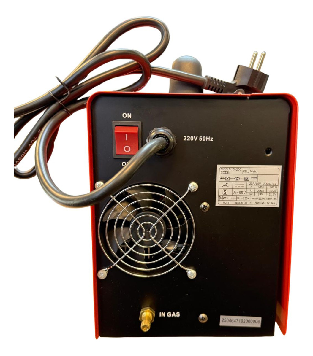 Soldadora Mig Hessen Pro 200a Doble Función Mig Electrodo - Imagen 3