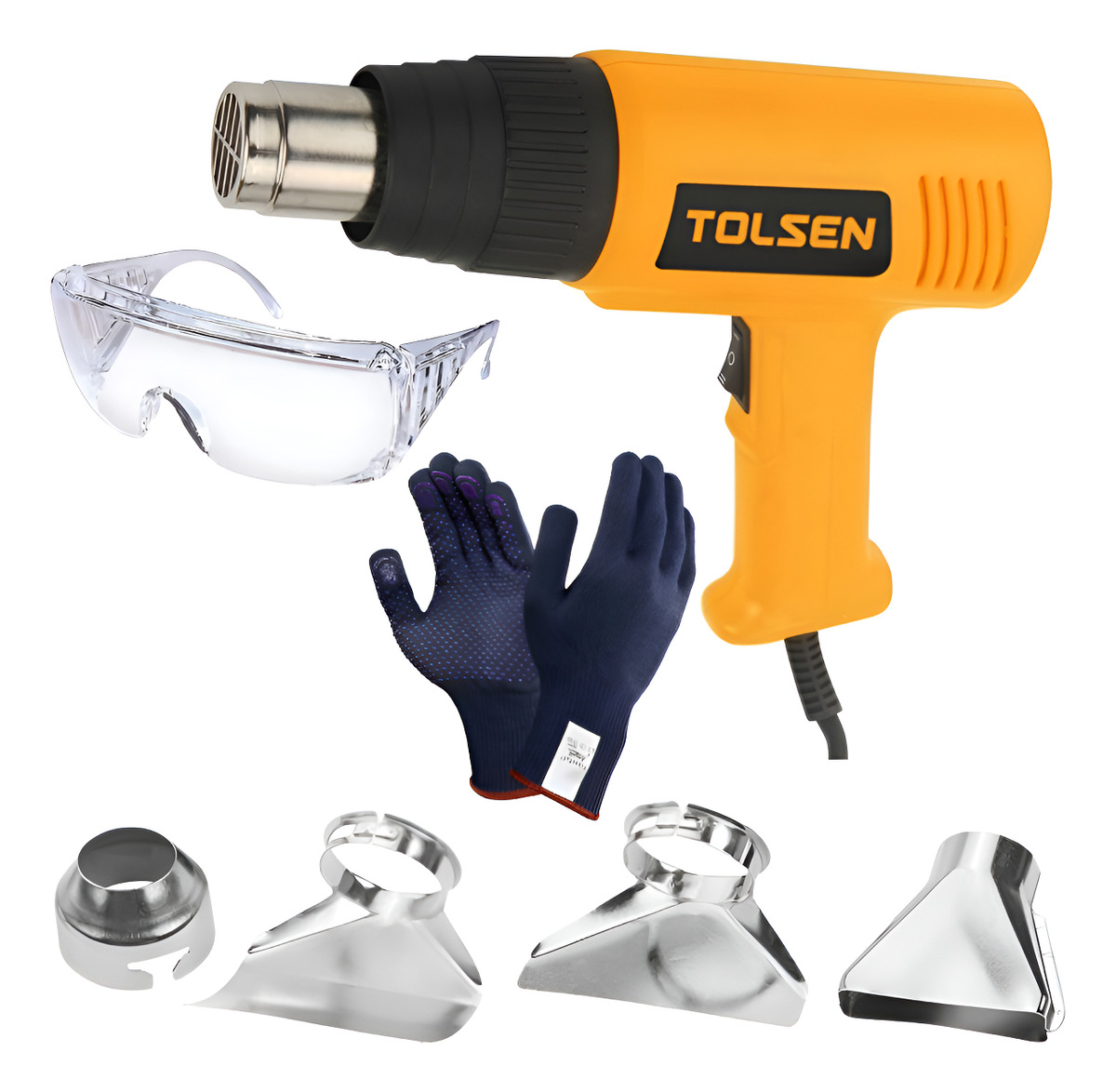 Pistola De Aire Caliente Tolsen 1000w-2000w 300 L/350°c 500l