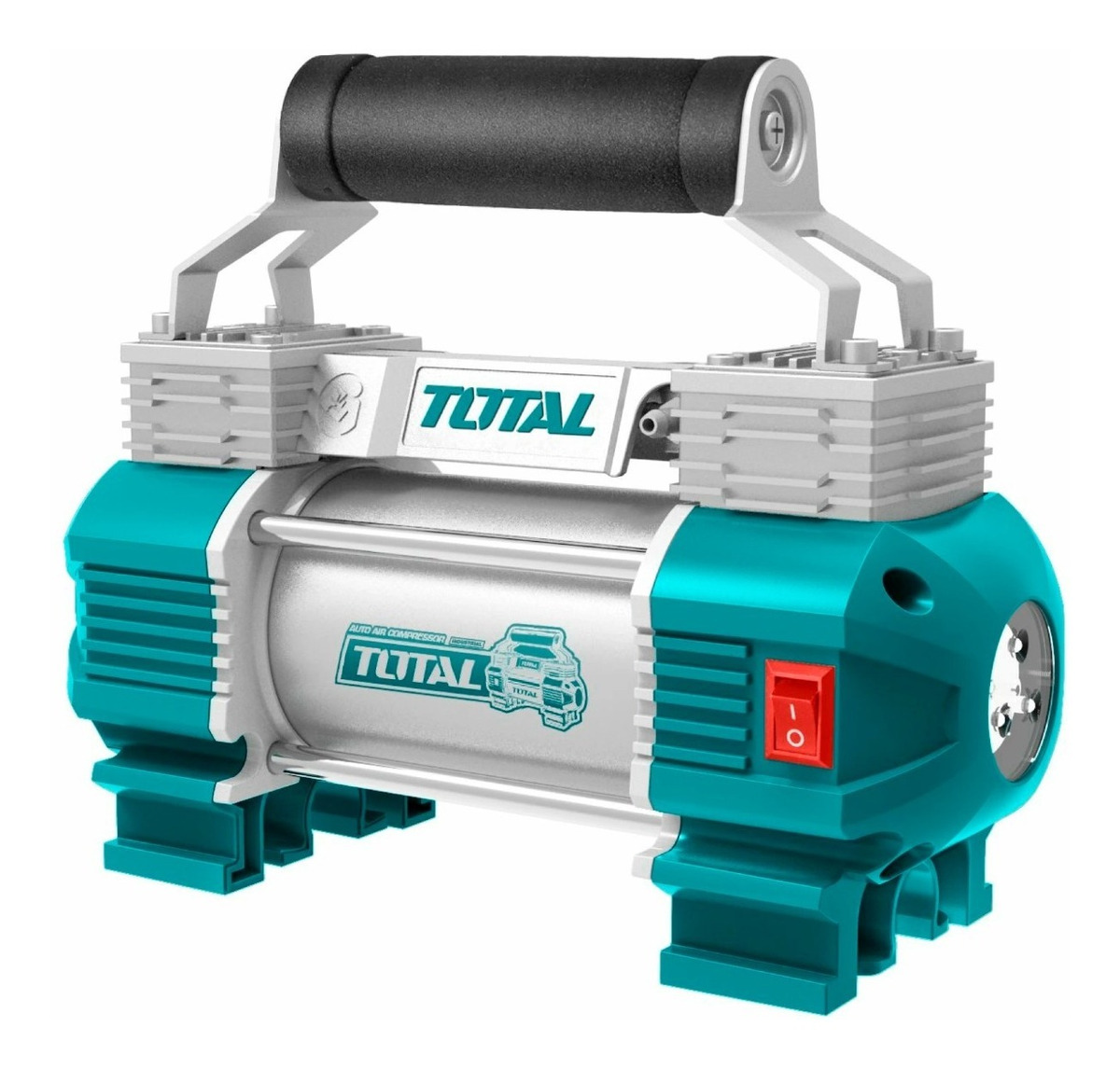 Compresor De Aire Portátil Total 12v 120psi + Regalo -sc- - Imagen 2