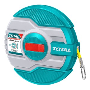 Cinta De Agrimensor Total Industrial, Largo 20 Metros, Ancho 12.5mm, Centímetros Y Pulgadas - Tmtf13206