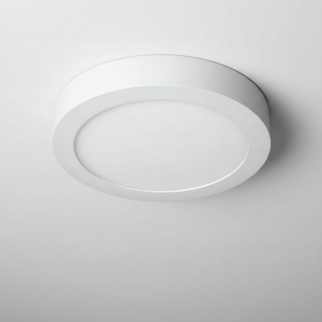 Panel Plafon Led De Sobreponer 20w Luz Fria Redondo -sc- - Imagen 3