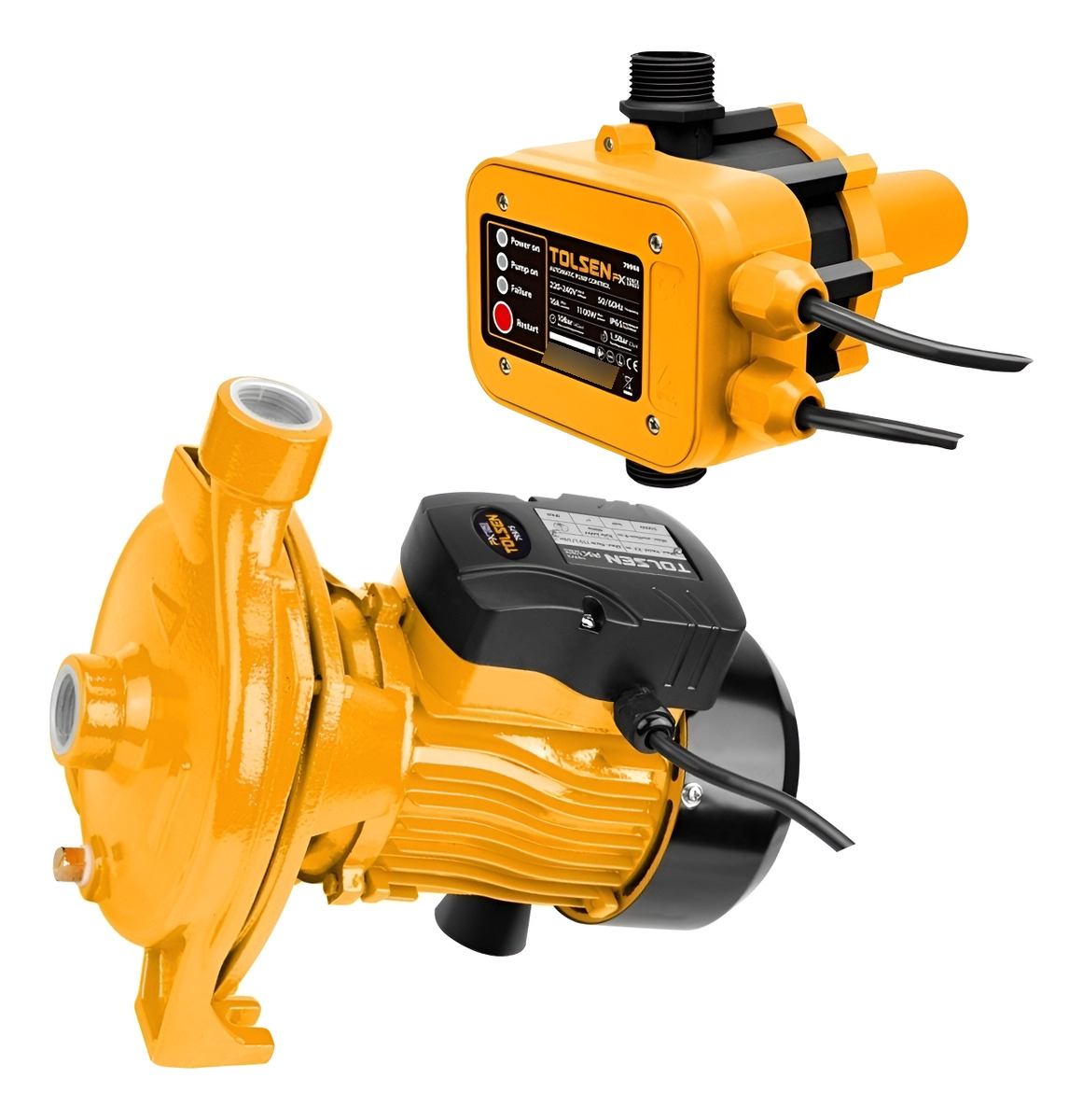 Kit Auto/ Bomba CentrÃfuga Tolsen 750w 1 Hp + Press Control