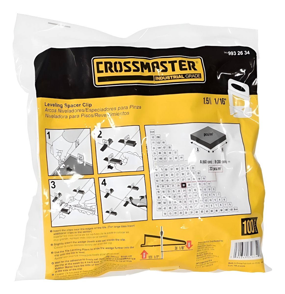 Crossmaster Roraima Arcos X 100 Uni Nivelador 1mm - Imagen 13