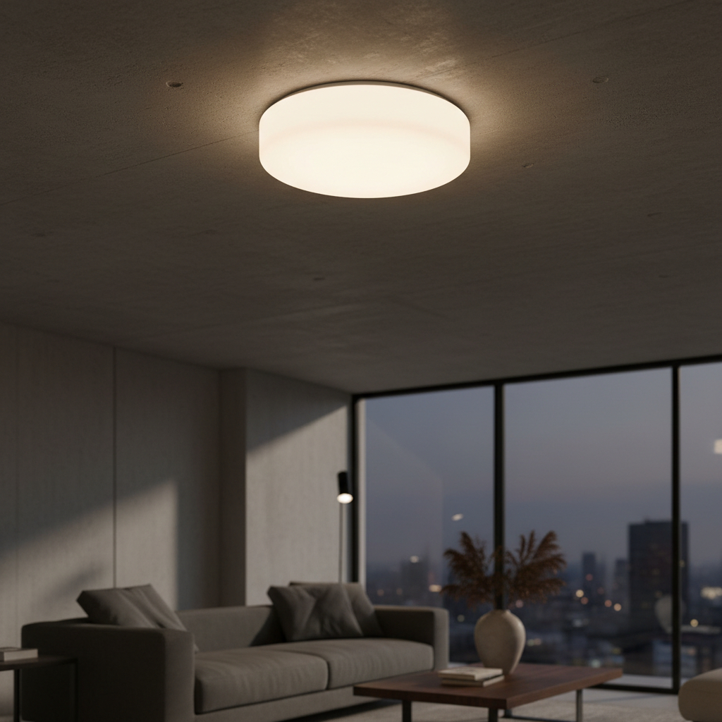 Panel Plafon Led De Sobreponer 15w Luz Fria Redondo -sc- - Imagen 2