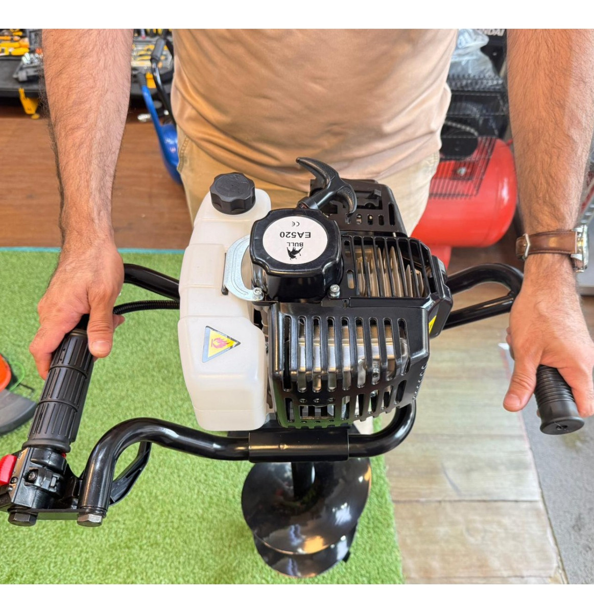 Hoyadora A Explosión 55 Cc Bull Pocera Perforadora De Suelo - Imagen 4